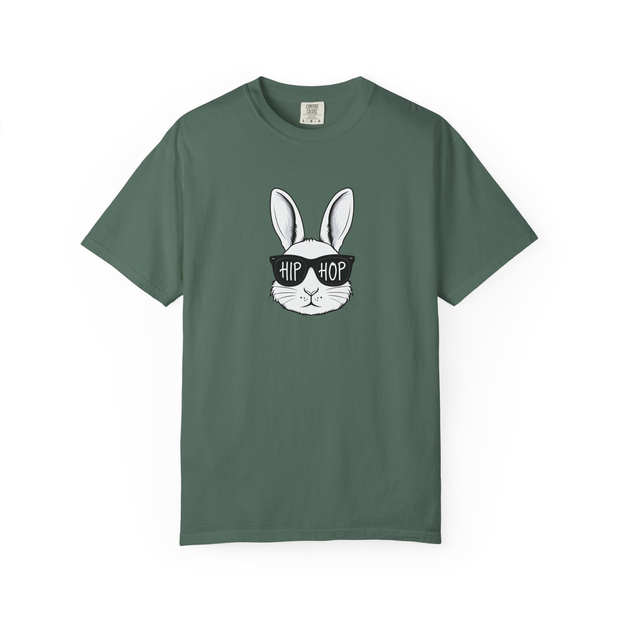 Hip Hop Bunny T-Shirt — Cute Rabbit with Sunglasses Graphic Tee