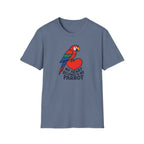 Parrot Lover T-Shirt — "My Heart Belongs to My Parrot" Graphic Tee