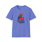 Parrot Lover T-Shirt — "My Heart Belongs to My Parrot" Graphic Tee
