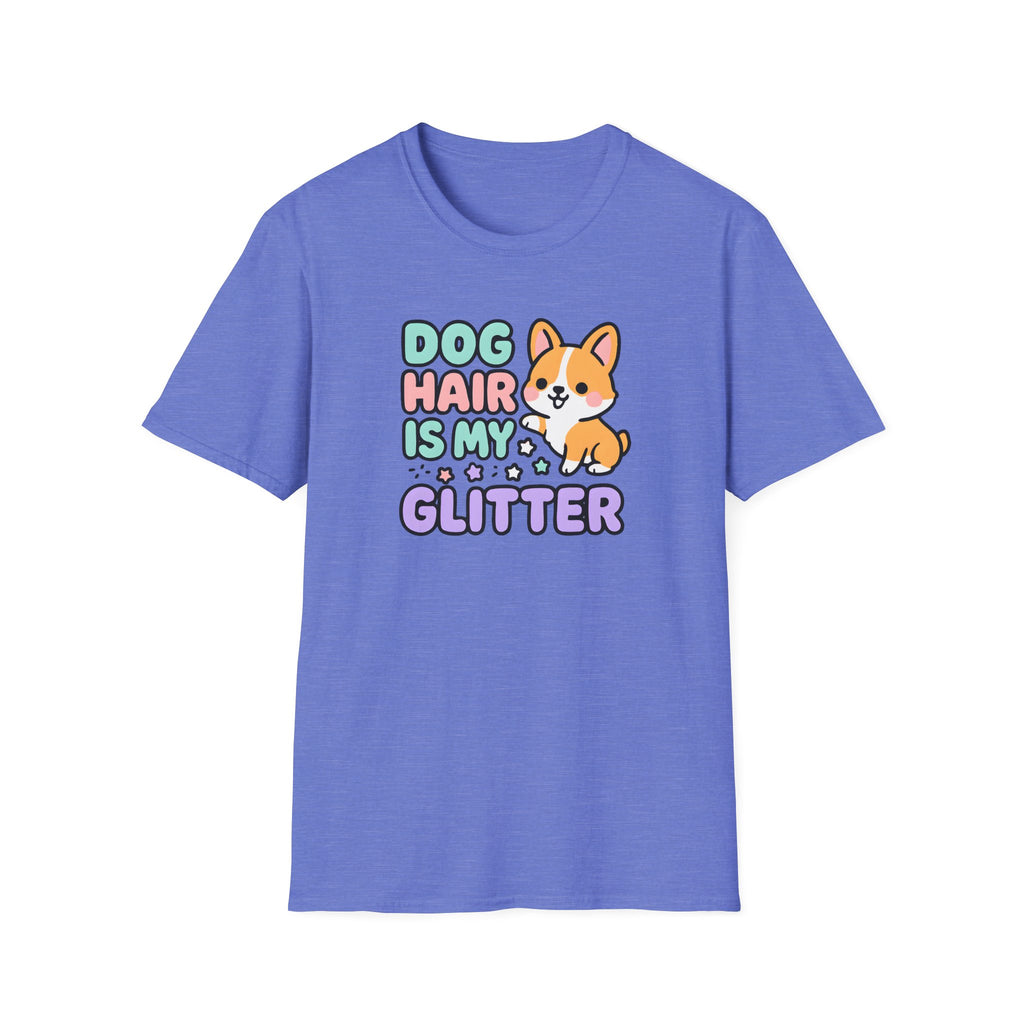 Dog Hair Is My Glitter T-Shirt — Cute Corgi Pet Lover Tee