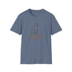 Cat T-Shirt — 'Purrfect Companion' Minimalist Cat Lover Tee