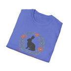 Bunny Mom T-Shirt — Floral Rabbit Mother's Day Tee