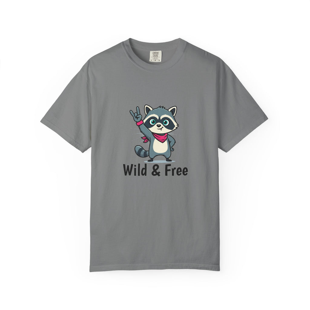 Raccoon "Wild & Free" T-Shirt