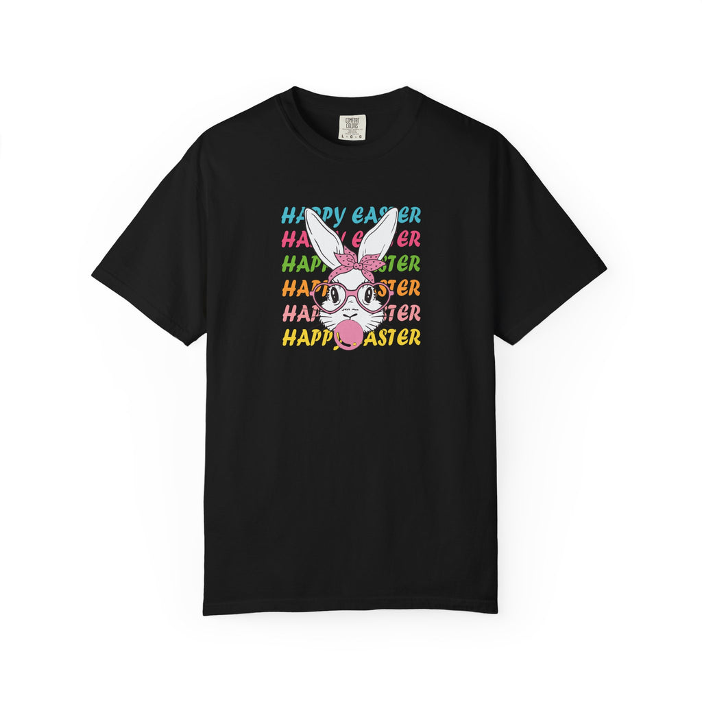 Easter Bunny Glasses T-Shirt — Happy Easter Pastel Graphic Tee