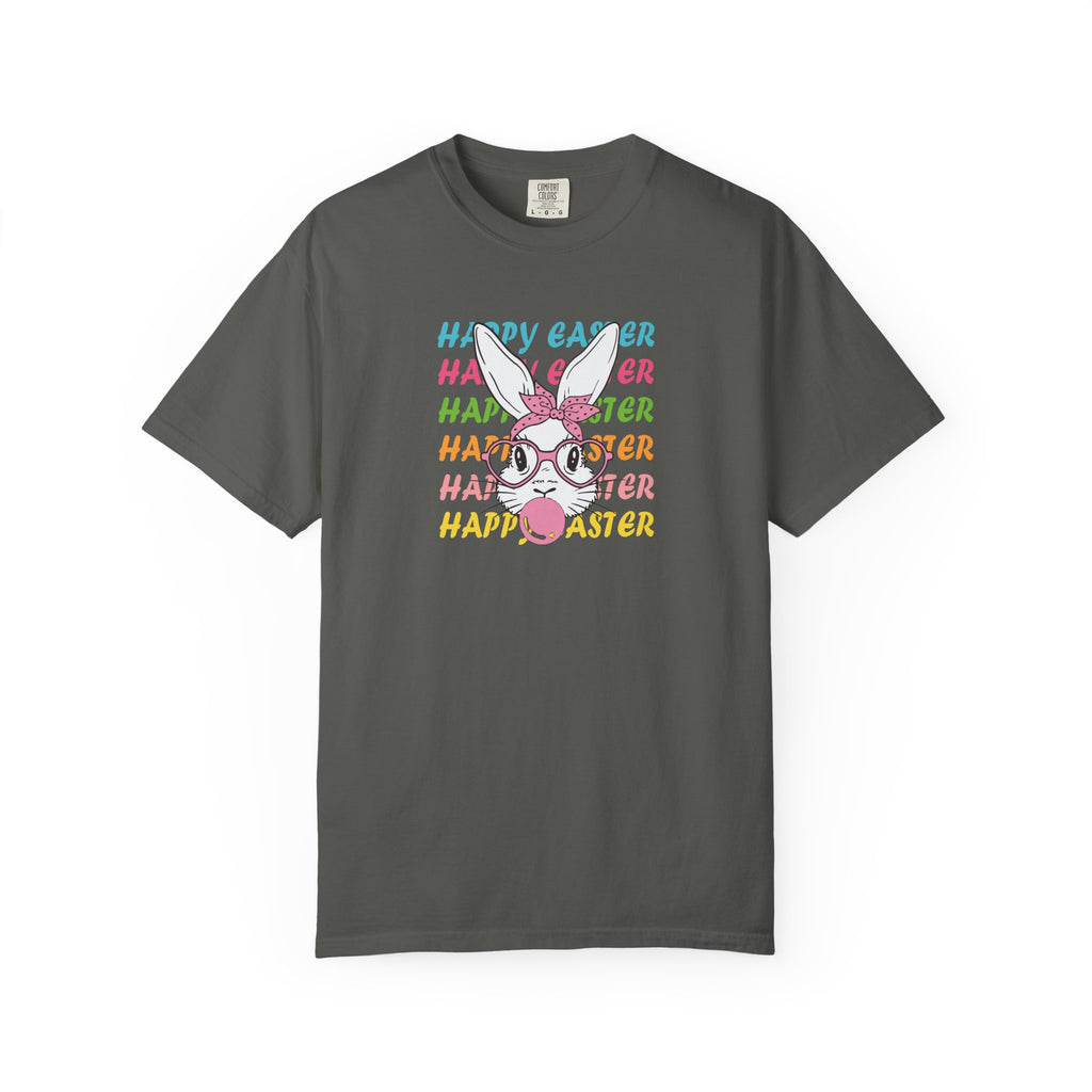 Easter Bunny Glasses T-Shirt — Happy Easter Pastel Graphic Tee
