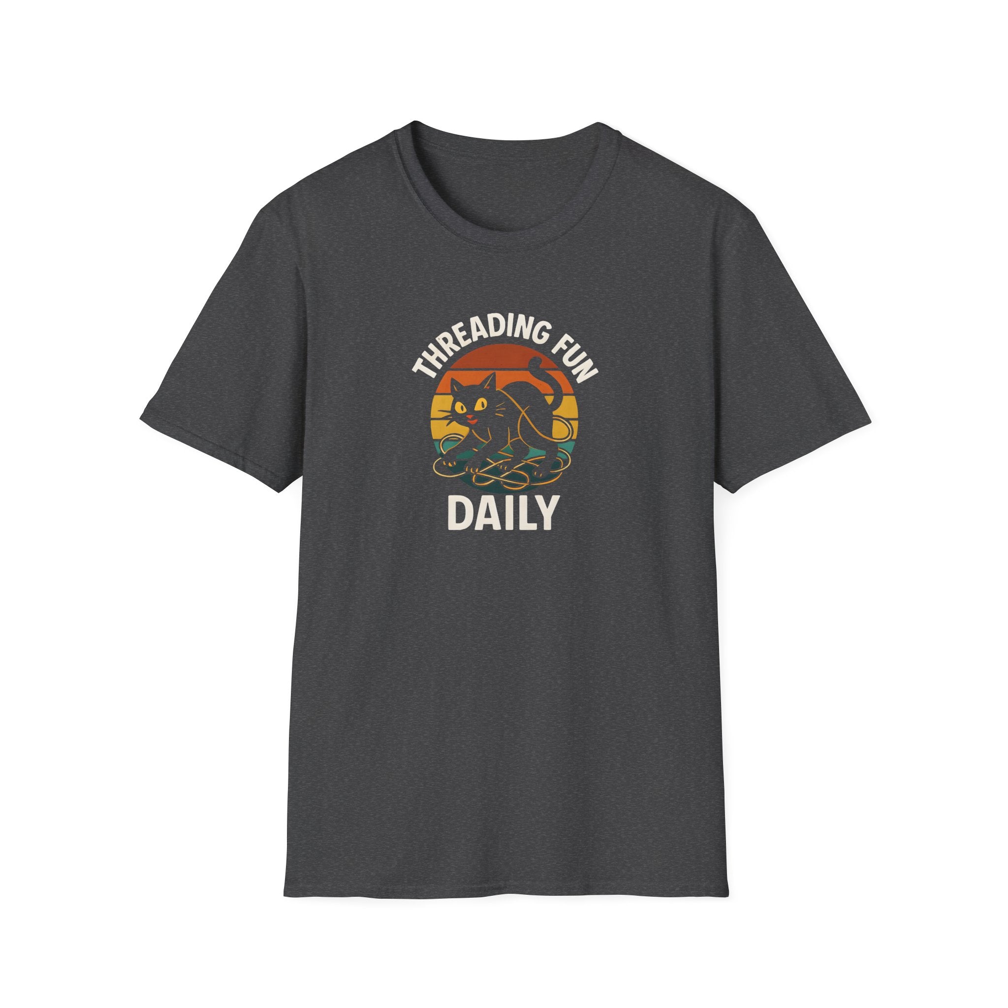 Surf Daily Graphic T-Shirt — Retro Sunset Wave Tee
