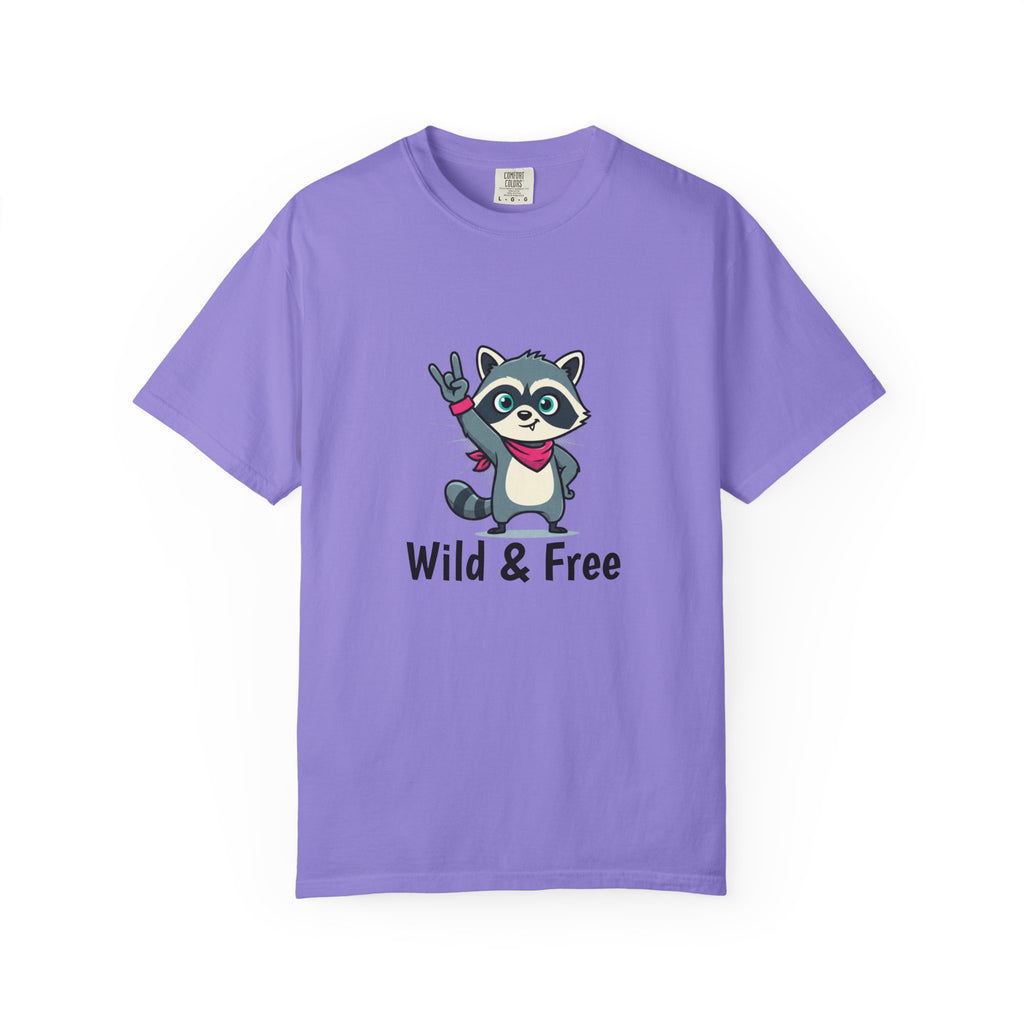 Raccoon "Wild & Free" T-Shirt