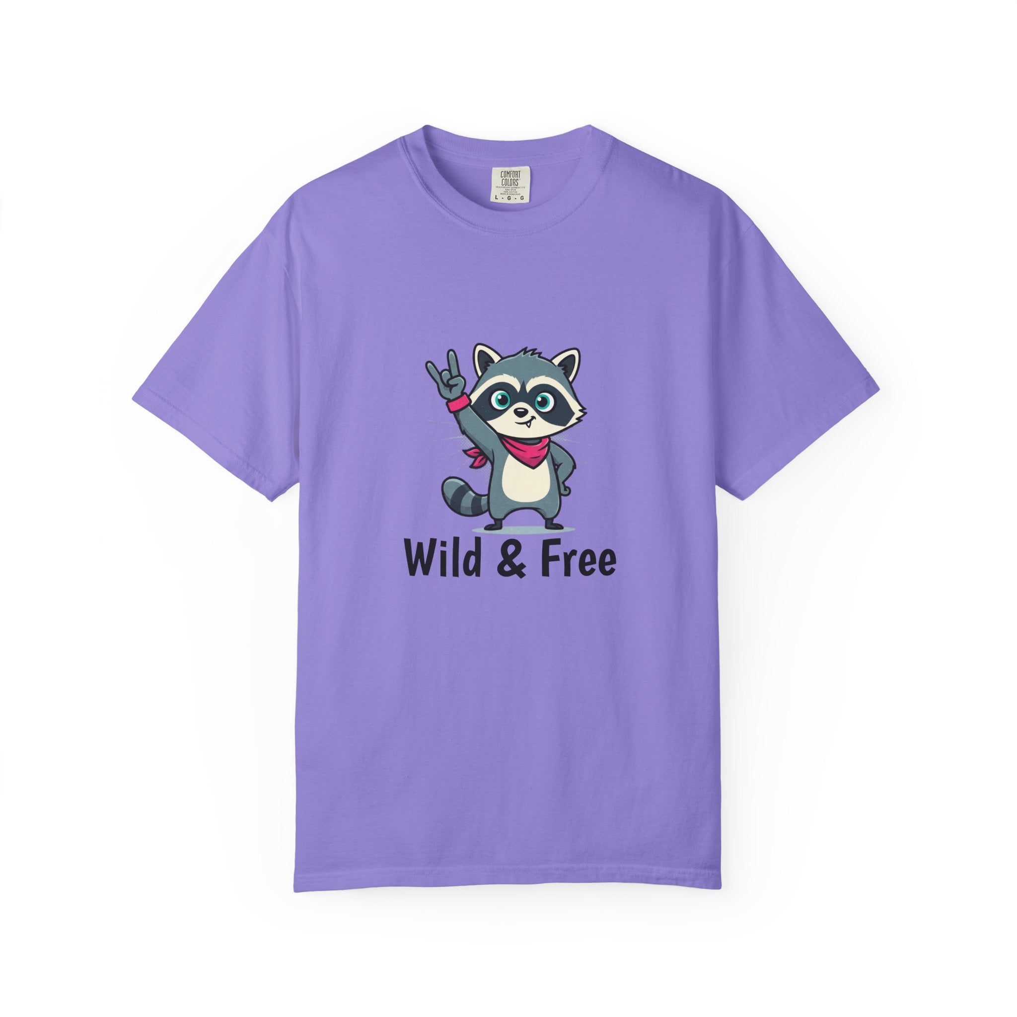 Raccoon "Wild & Free" T-Shirt