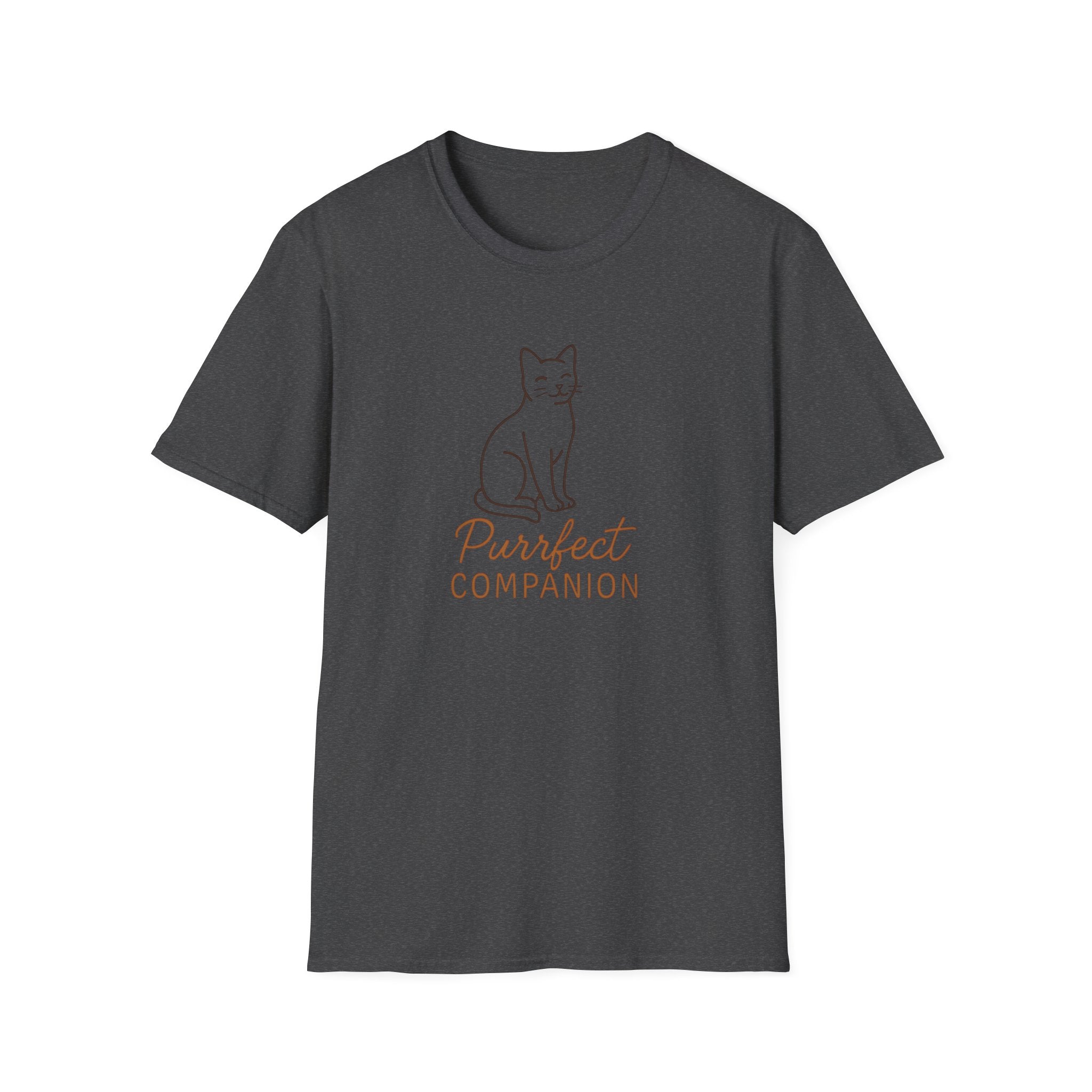 Cat T-Shirt — 'Purrfect Companion' Minimalist Cat Lover Tee