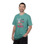 Nurse Bunny T-Shirt — "I Am Hoppy to Be a Nurse" Cute Easter Tee