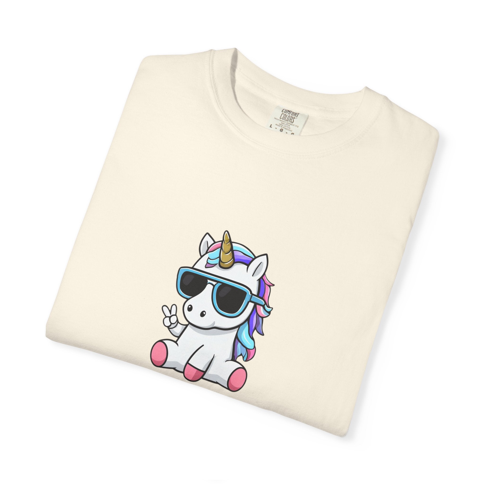 Unicorn Chill T-Shirt — Cute Sunglasses Unicorn Graphic Tee