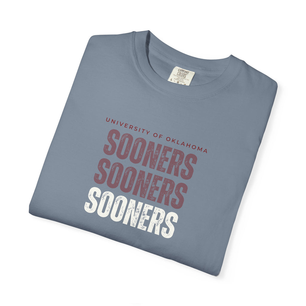 Sooners Stack T‑Shirt — University of Oklahoma Vintage Collegiate Tee