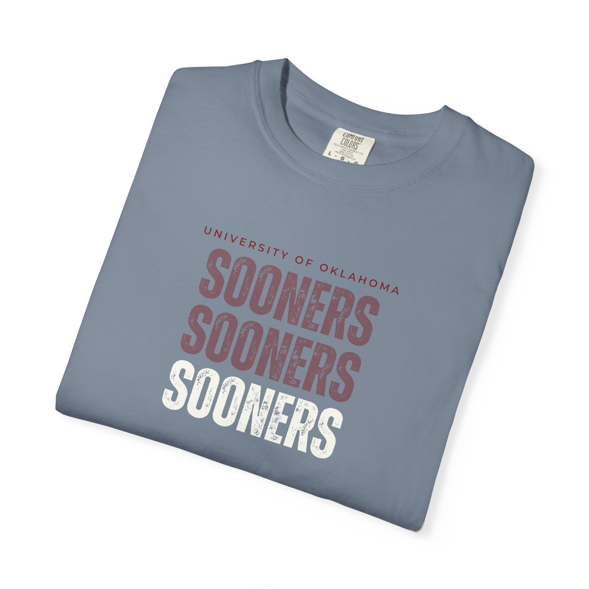 Sooners Stack T‑Shirt — University of Oklahoma Vintage Collegiate Tee