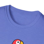 Winging It Parrot T-Shirt — Cute Skateboard Bird Graphic Tee