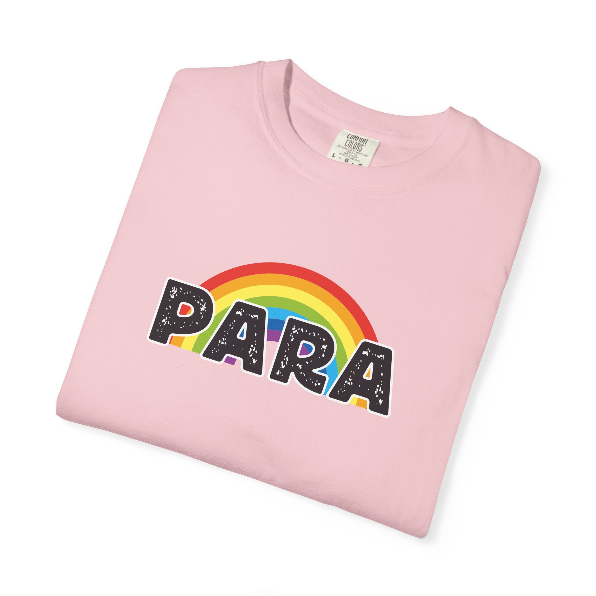PARA Rainbow Graphic T-Shirt – Colorful Pride-Inspired Lettering