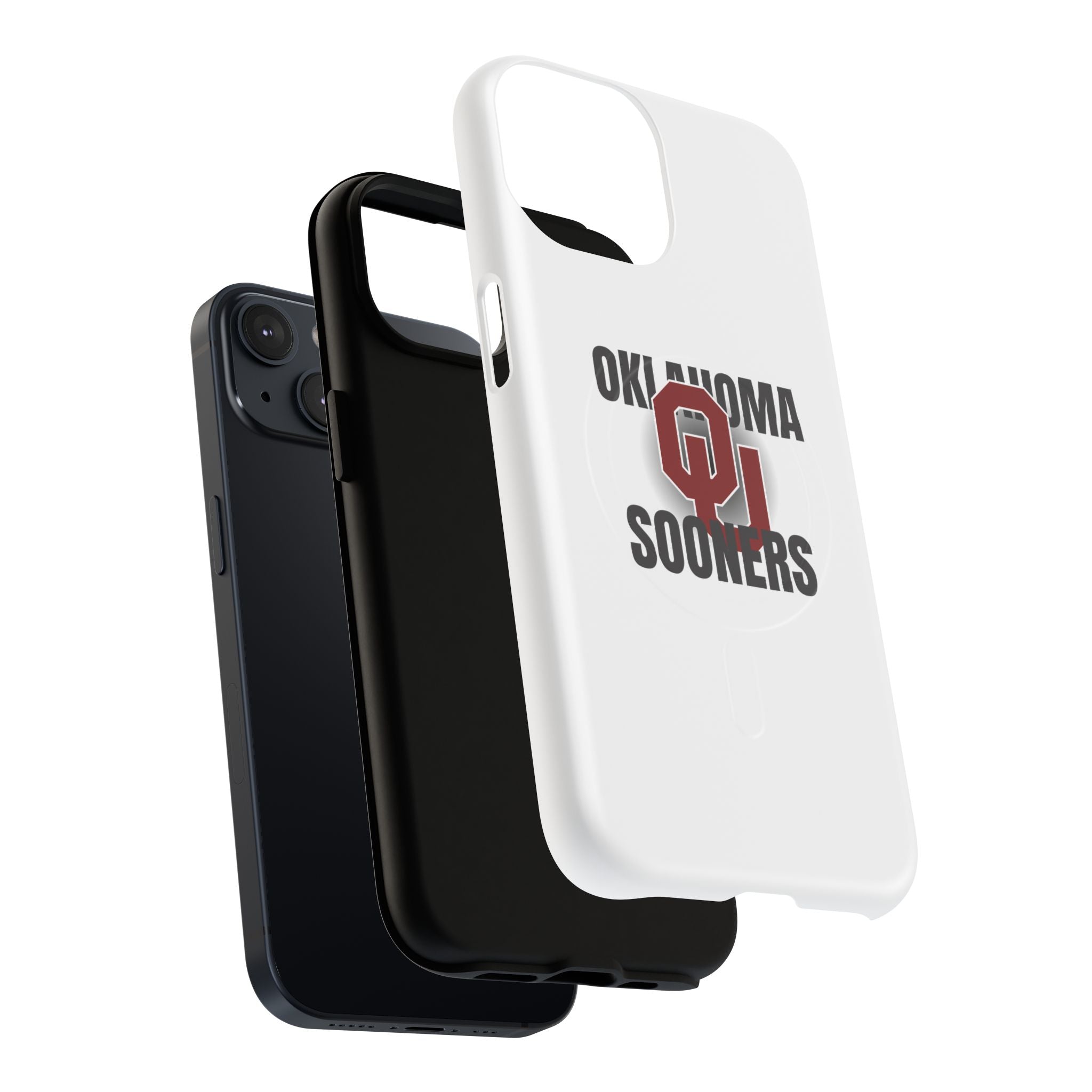 Oklahoma Sooners Tough Magnetic Phone Case — Durable Magnetic Snap-On College iPhone Cover