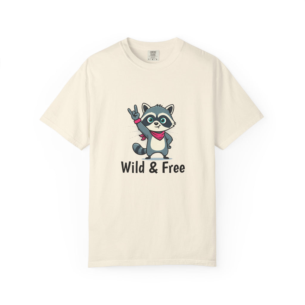 Raccoon "Wild & Free" T-Shirt