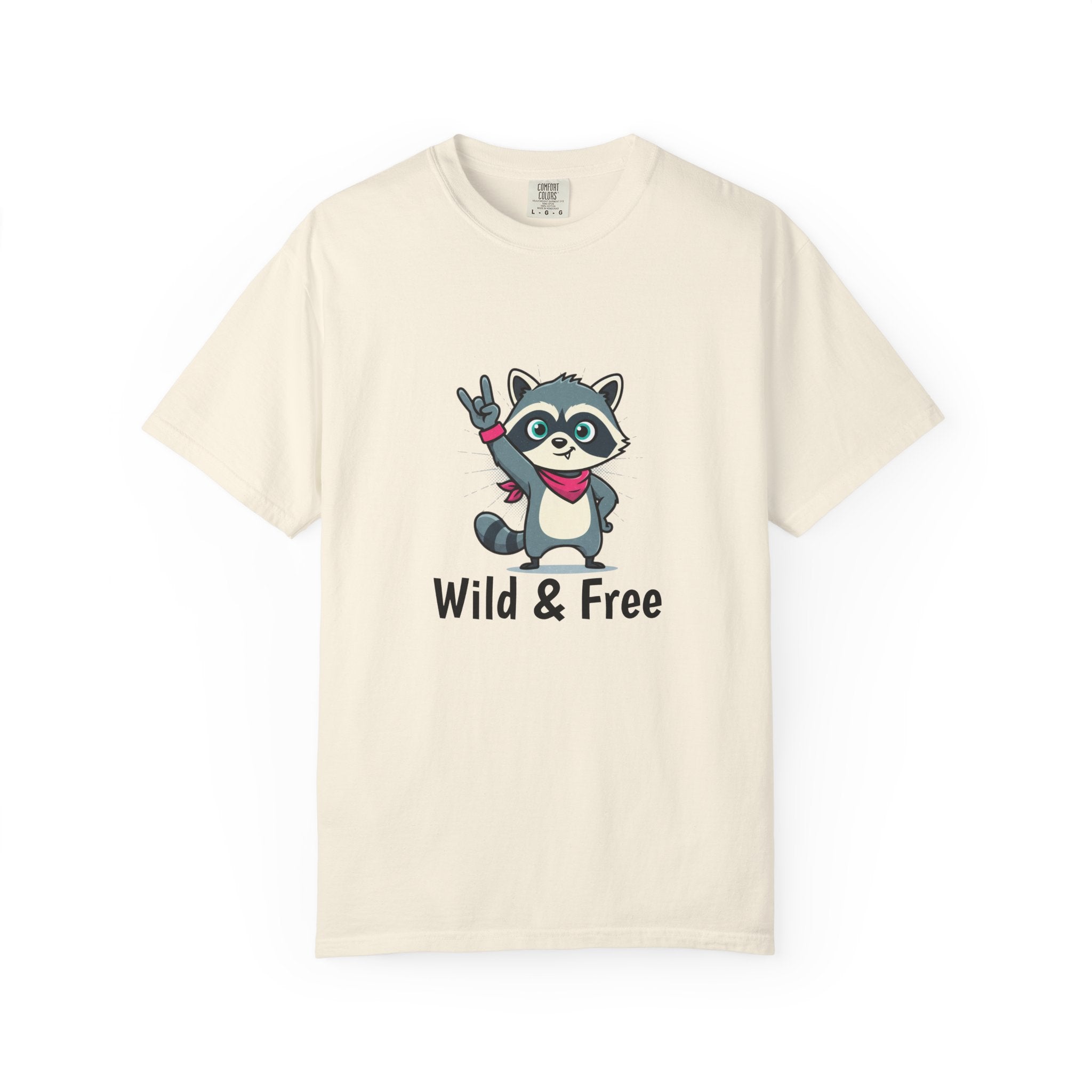 Raccoon "Wild & Free" T-Shirt