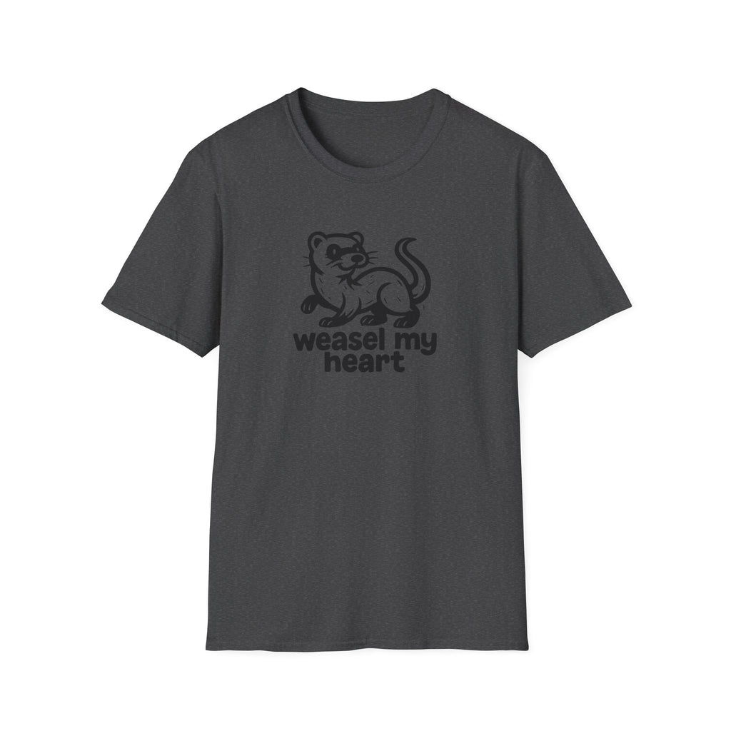 Weasel My Heart T-Shirt — Cute Weasel Illustration Tee
