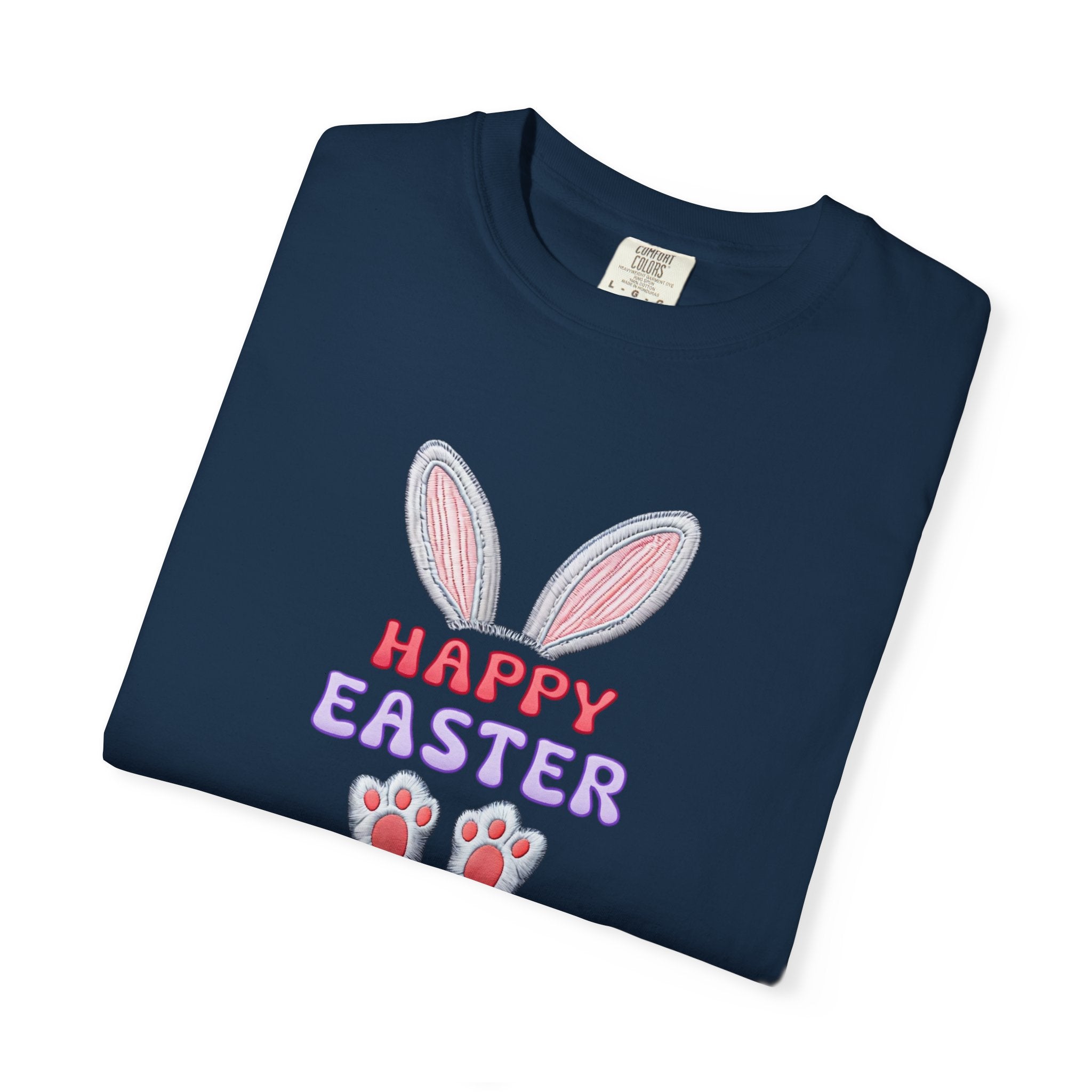 Happy Easter Bunny Ears T-Shirt — Cute Pastel Holiday Tee