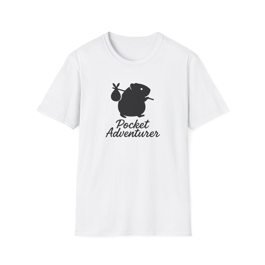 Pocket Adventurer T-Shirt — Cute Hiking Mouse Graphic Tee