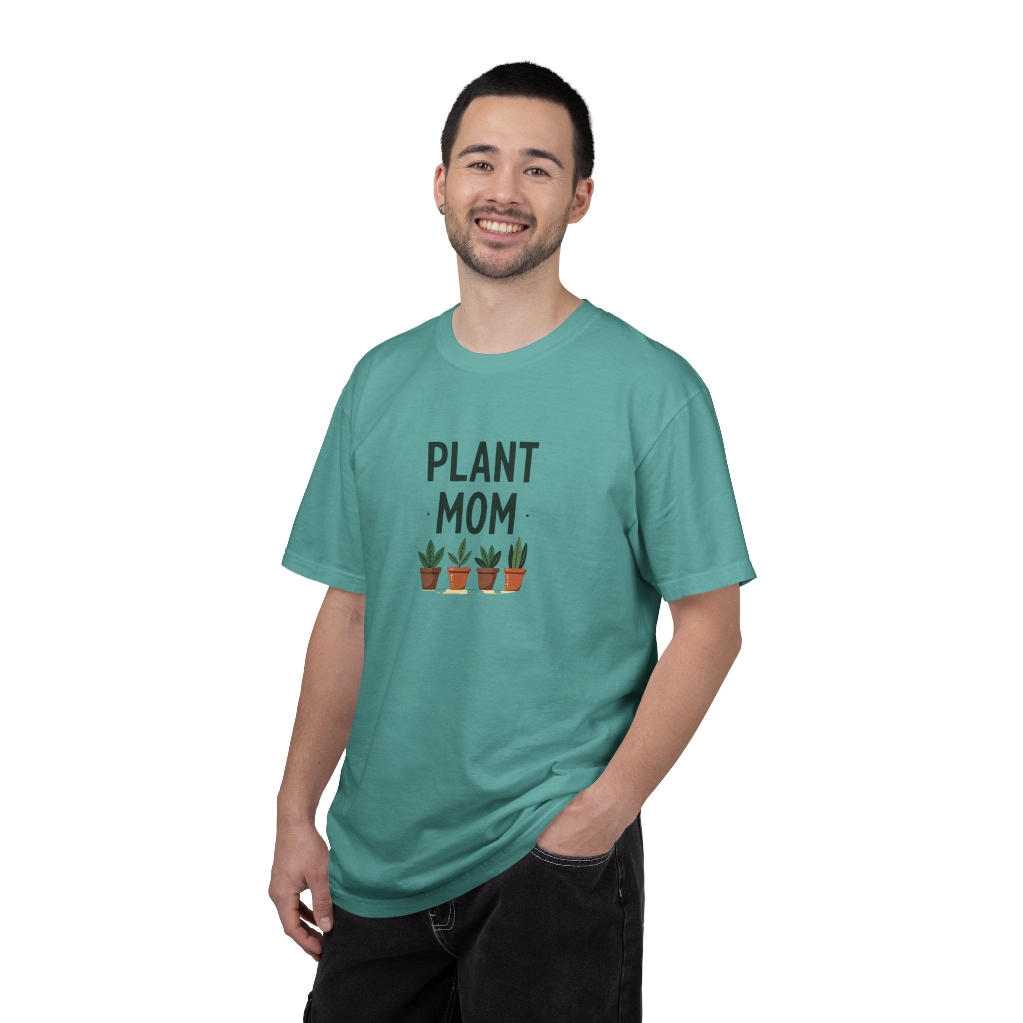 Plant Mom T-Shirt — Cute Potted Plants Graphic Tee for Plant Lovers