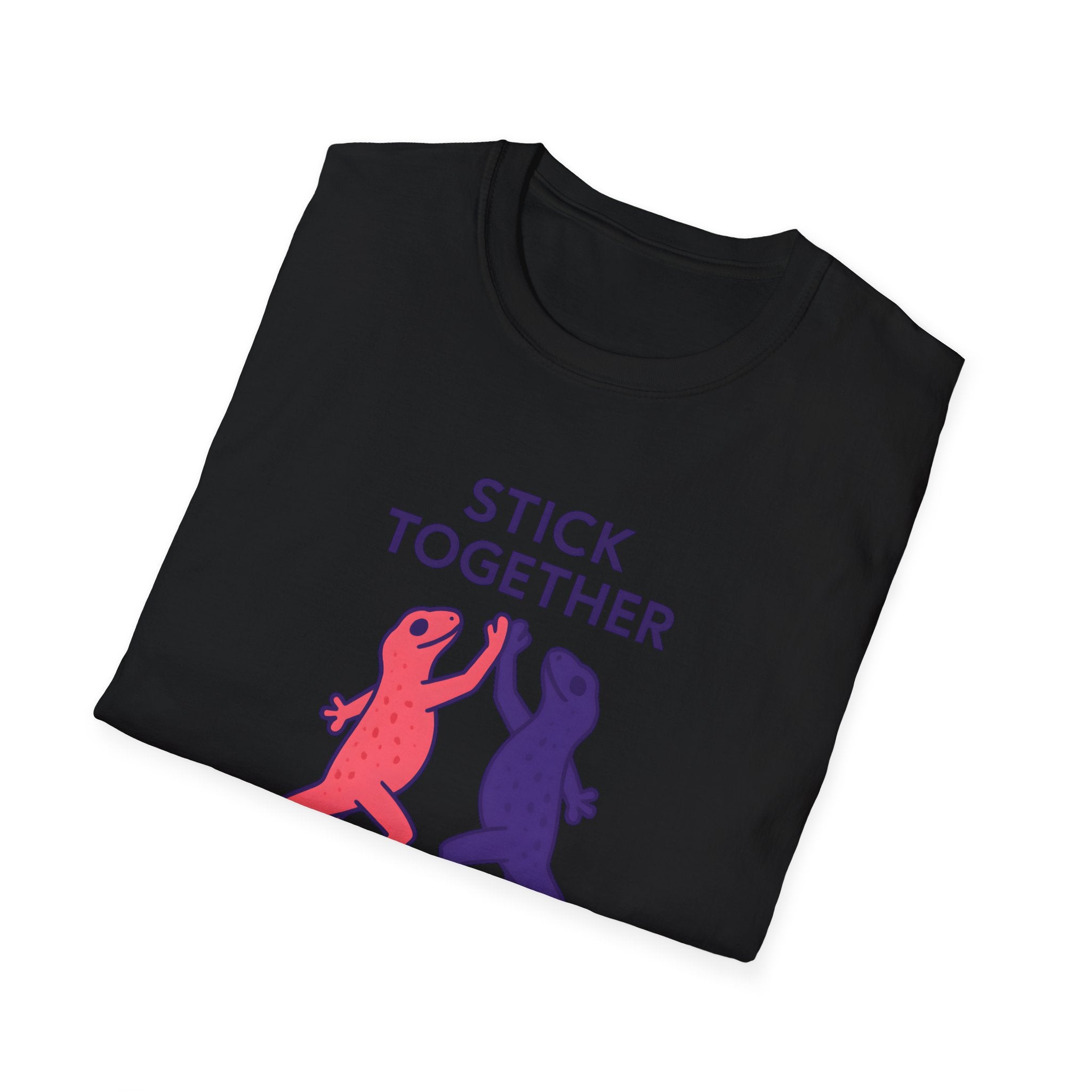 Stick Together Lizard T-Shirt — Cute Matching Gecko Tee