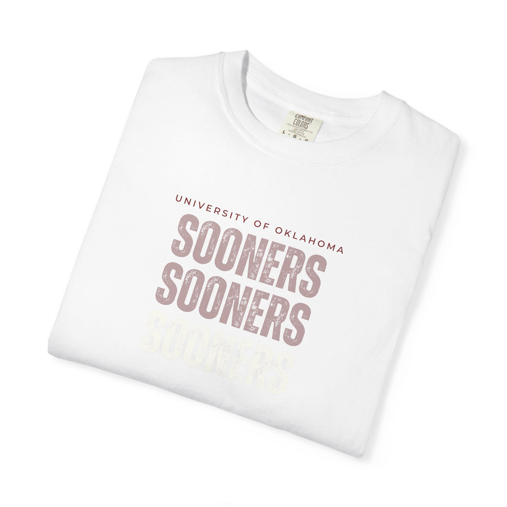 Sooners Stack T‑Shirt — University of Oklahoma Vintage Collegiate Tee