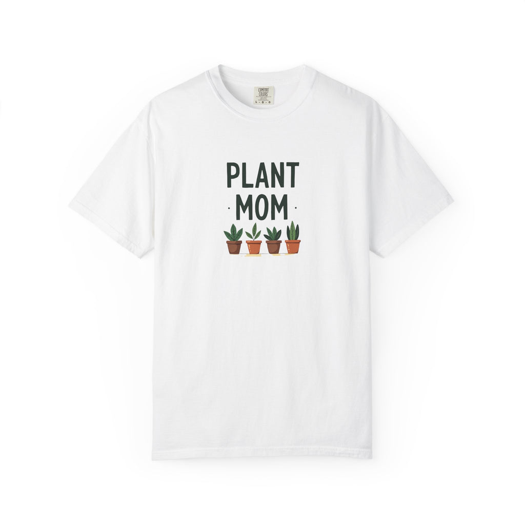 Plant Mom T-Shirt — Cute Potted Plants Graphic Tee for Plant Lovers