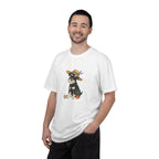 Dog with Sun Hat T-Shirt — Cute Puppy Gardening Graphic Tee