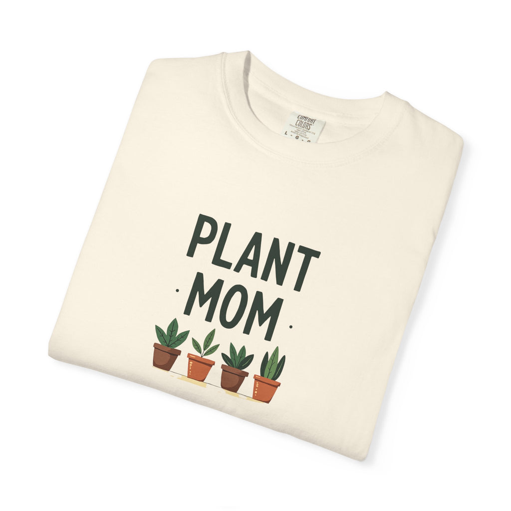 Plant Mom T-Shirt — Cute Potted Plants Graphic Tee for Plant Lovers