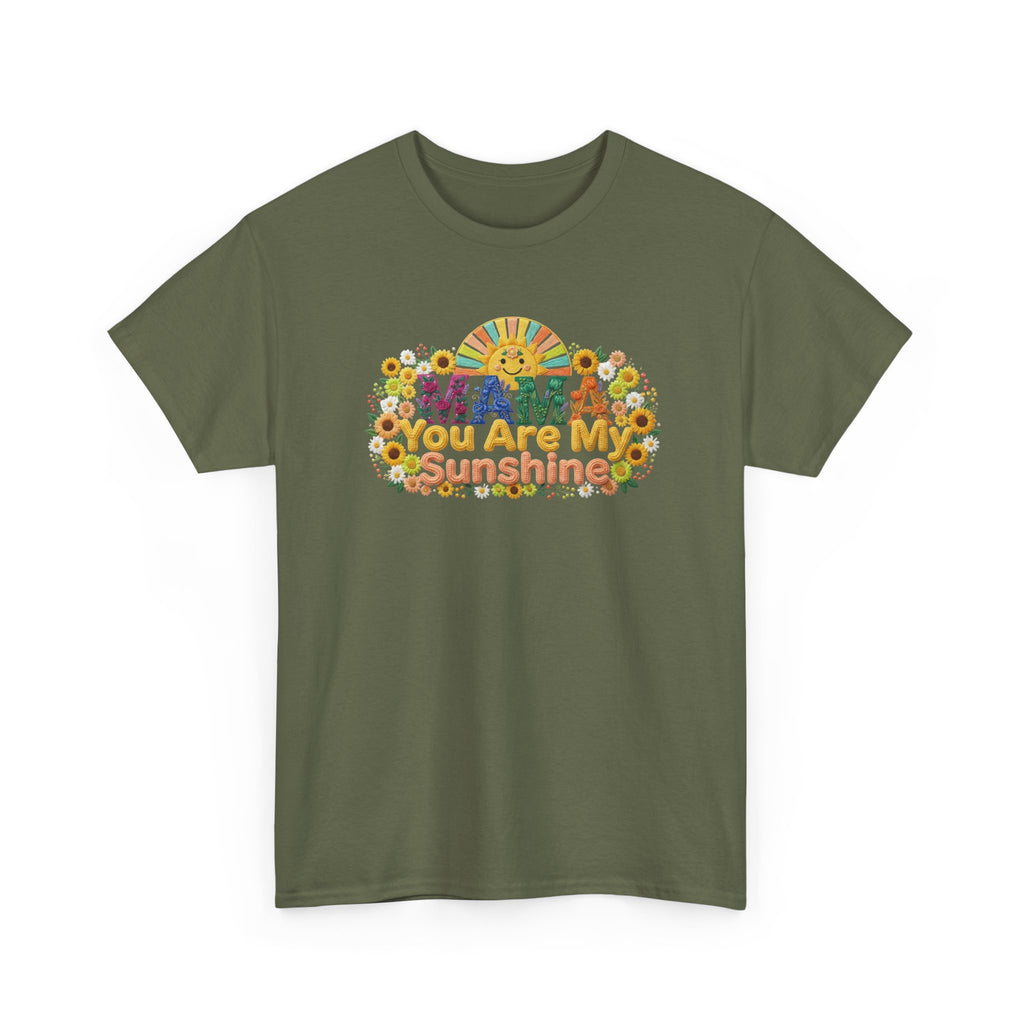Mama You Are My Sunshine T-Shirt — Floral Retro Mother's Day Tee