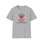 Rescue Is My Favorite Breed T-Shirt
