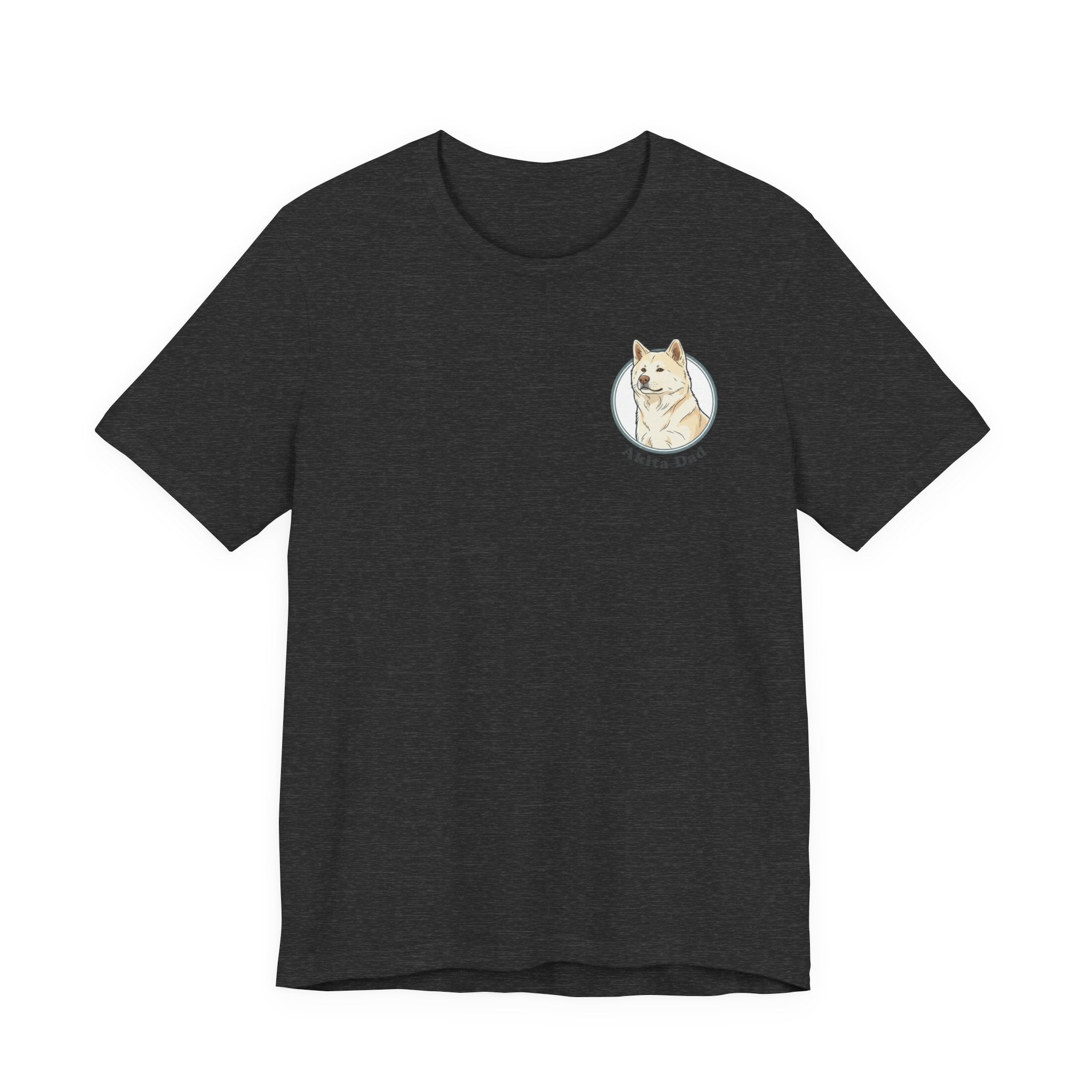 Akita Dad T-Shirt — Cute Akita Dog Graphic Tee for Dog Lovers