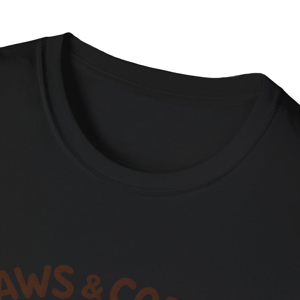Paws & Coffee Corgi T-Shirt — Cute Dog Lover Coffee Tee