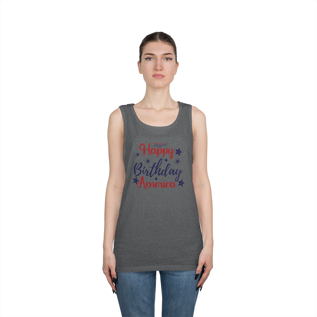 Patriotic "Happy Birthday America" Tank