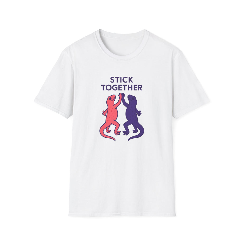 Stick Together Lizard T-Shirt — Cute Matching Gecko Tee