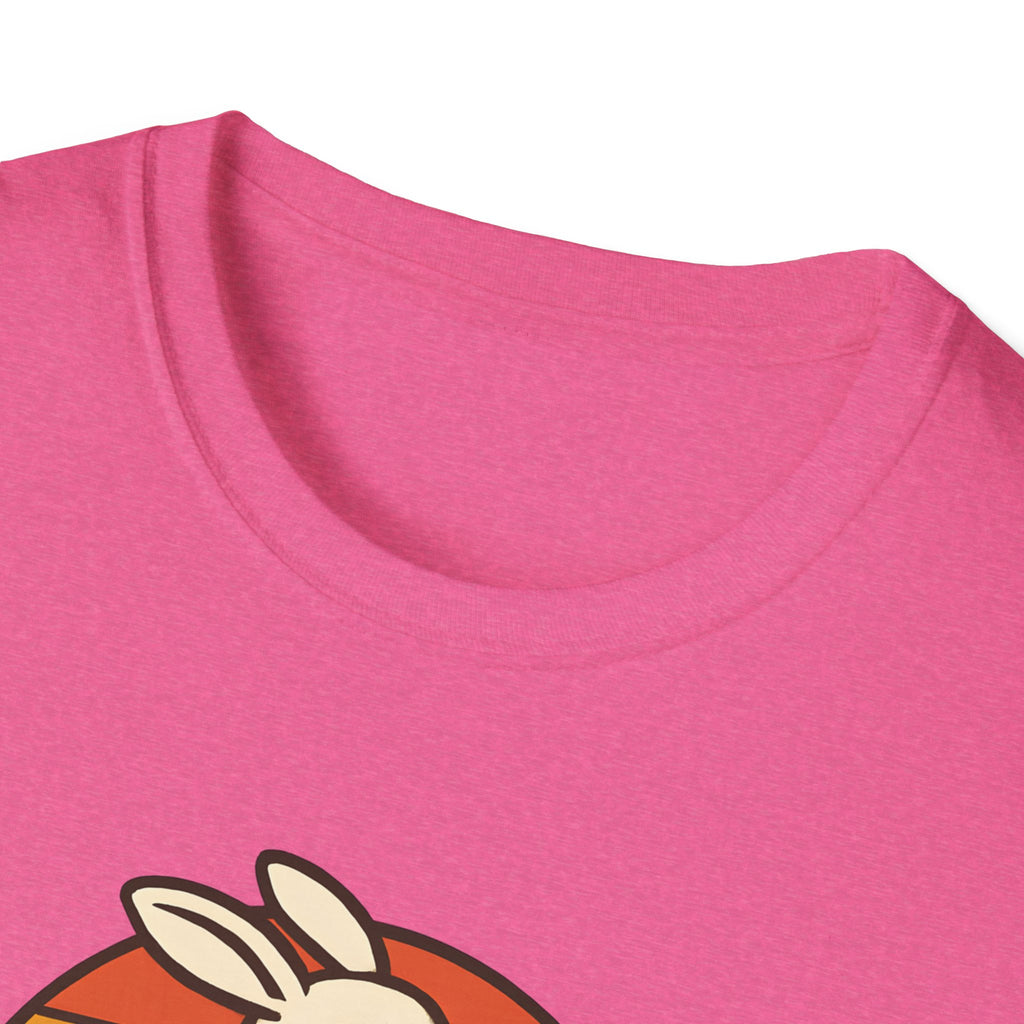 Hoppy Days Ahead T-Shirt — Retro Bunny Easter Tee