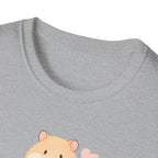 Tiny Paws Big Heart T-Shirt — Cute Hamster Graphic Tee
