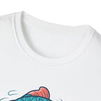 Koi Fish Tee — "Swim in Peace" Relaxed Graphic T-Shirt