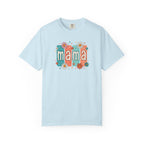 Mama Floral Tee — Retro Block Letter Mother's Day T-Shirt
