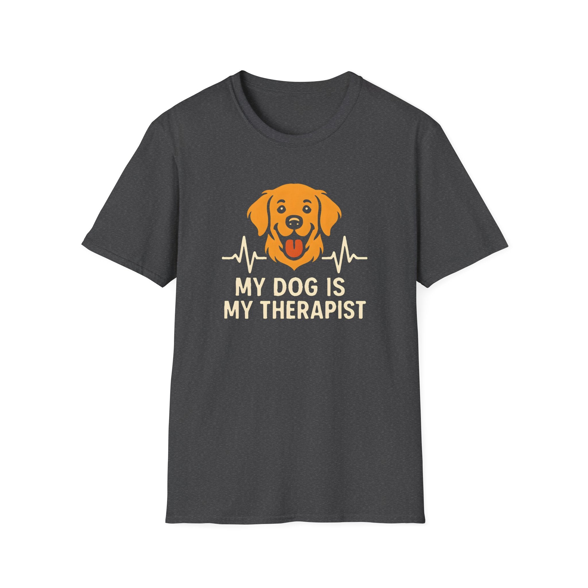 Dog Therapist T-Shirt — "My Dog Is My Therapist" Pet Lover Tee