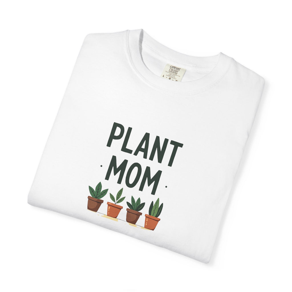 Plant Mom T-Shirt — Cute Potted Plants Graphic Tee for Plant Lovers