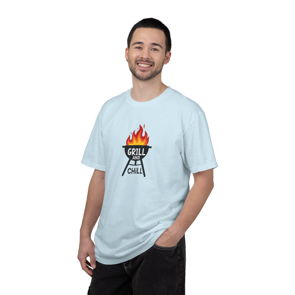Grill and Chill T-Shirt — BBQ Graphic Tee for Grill Lovers