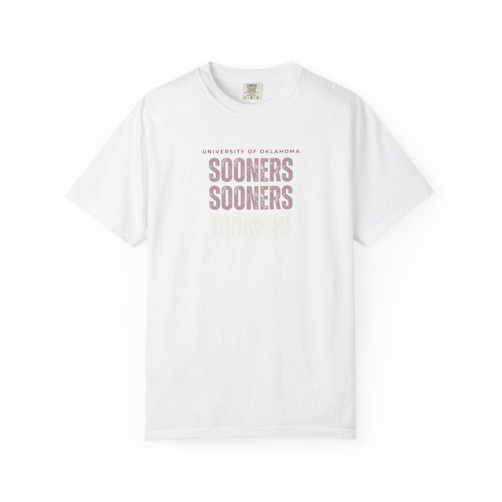 Sooners Stack T‑Shirt — University of Oklahoma Vintage Collegiate Tee