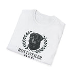 Rottweiler Dad T-Shirt — Dog Dad Tee with Rottweiler Portrait