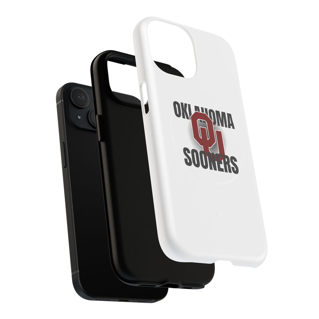 Oklahoma Sooners Tough Magnetic Phone Case — Durable Magnetic Snap-On College iPhone Cover