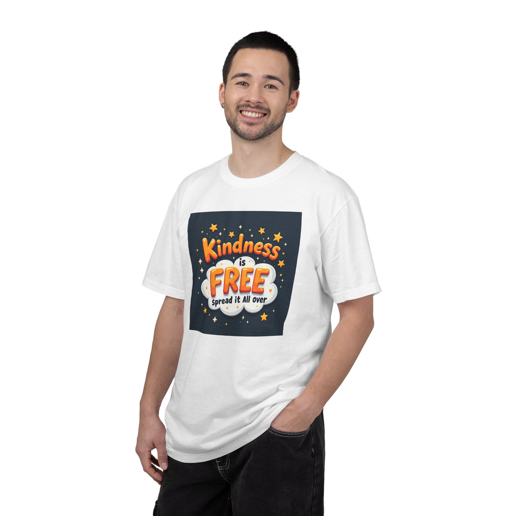Kindness Is Free T-Shirt — 'Spread It All Over' Positive Graphic Tee
