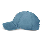 Embroidered Denim Hat "Summer Vibes Only" - Pink Flamingo Cap