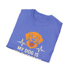 Dog Therapist T-Shirt — "My Dog Is My Therapist" Pet Lover Tee
